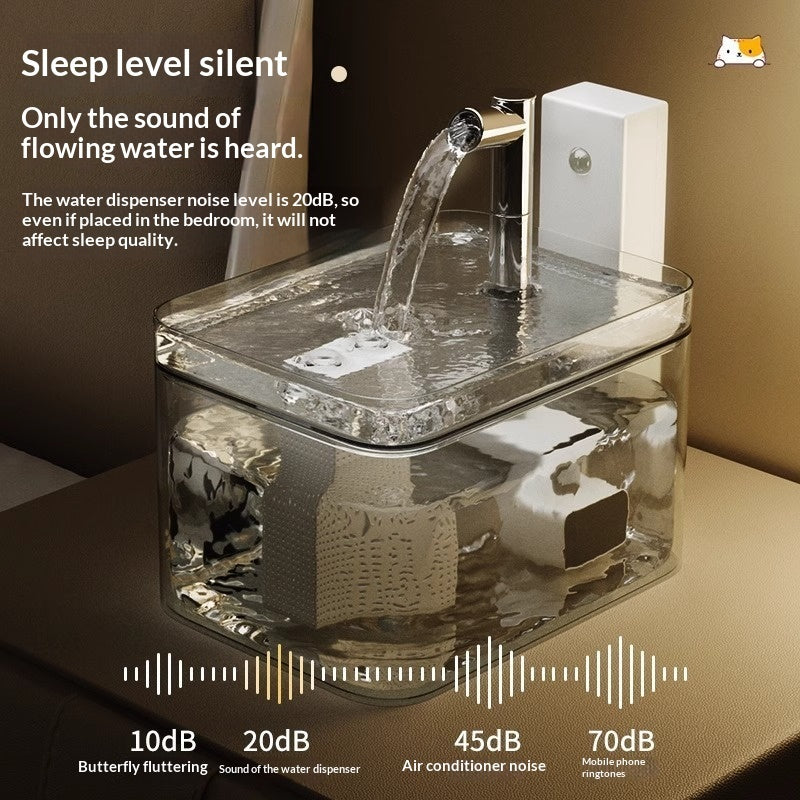 Smart Silent Cat Water Fountain