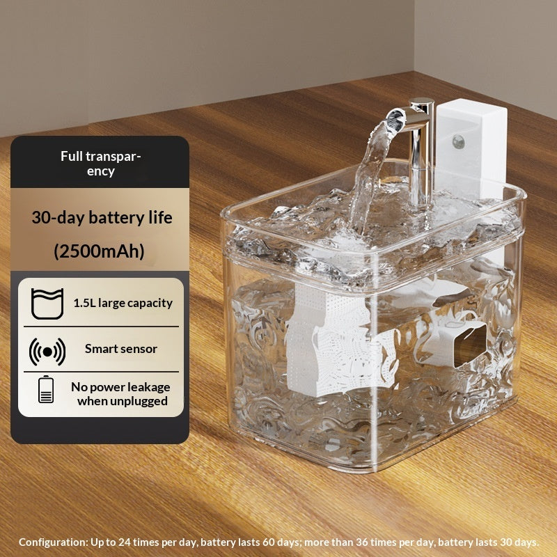 Smart Silent Cat Water Fountain